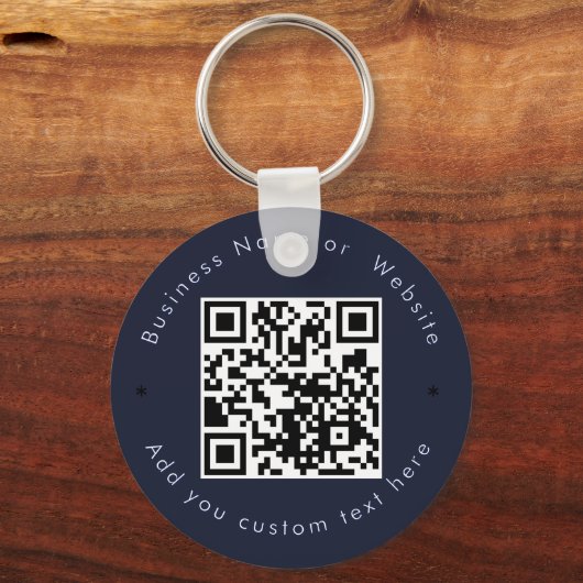 VS 250e Bedrijfs QR-code Sleutelhanger (Achterkant)
