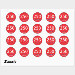 VS 250e verjaardag 1776-2026 Patriotisch Ronde Sticker