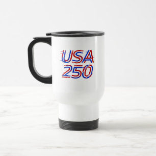 VS 250e verjaardag 1776-2026 Patriottisch Amerikaa Reisbeker