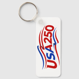VS 250e verjaardag 1776-2026 Patriottisch Amerikaa Sleutelhanger