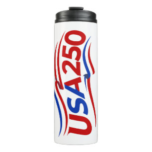 VS 250e verjaardag 1776-2026 Patriottisch Amerikaa Thermosbeker