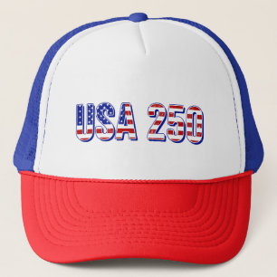 VS 250e verjaardag 1776-2026 Patriottisch Amerikaa Trucker Pet