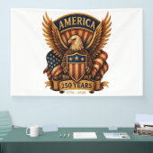 VS 250e verjaardag 1776-2026 Spandoek (Beurs)