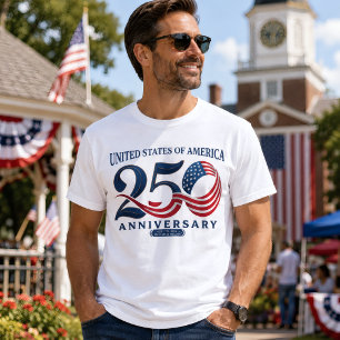 VS 250e verjaardag 250 jaar vrijheid T-shirt