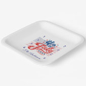VS 250e Verjaardag 4e Juli Papieren Bord (Gebogen)