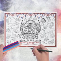 VS 250e Verjaardag Amerikaanse Symbolen Kleurboek