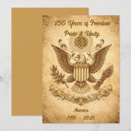 VS 250e Verjaardag Amerikaanse Vlaggen Patriotisch Feestdagenkaart
