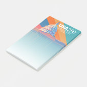 VS 250e verjaardag - Capital Dome Amerika Post-it® Notes (Schuin)