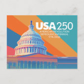 VS 250e verjaardag - Capitol Dome Amerika Briefkaart (Voorkant)