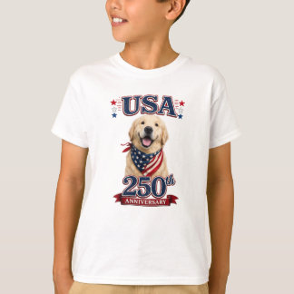 VS 250e verjaardag Goud Retriever Jeugd T-shirt