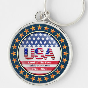 VS 250e verjaardag I Patriottisch 1776-2026 sleute Sleutelhanger