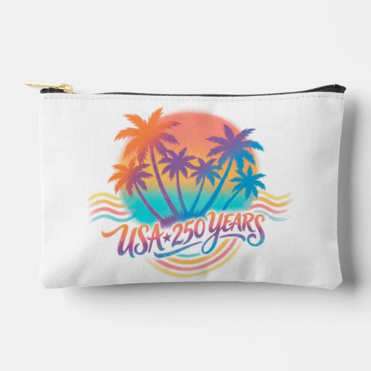 VS 250e verjaardag Palm Bomen Etui (Voorkant)