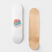 VS 250e verjaardag Palmboom  Persoonlijk Skateboard (Voorkant)