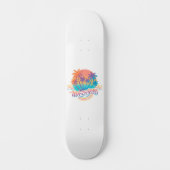 VS 250e verjaardag Palmboom  Persoonlijk Skateboard (Voorkant)