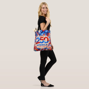 VS 250e verjaardag Patriottisch Amerika 1776-2026  Tote Bag