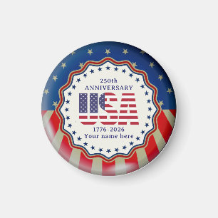 VS 250e verjaardag Semiquincentennial 1776–2026 Magneet