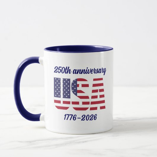 VS 250e verjaardag Semiquincentennial 1776–2026 Mok (Links)