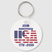 VS 250e verjaardag Semiquincentennial 1776–2026 Sleutelhanger (Achterkant)
