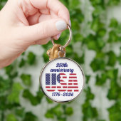 VS 250e verjaardag Semiquincentennial 1776–2026 Sleutelhanger (Hand)