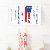 VS 250e verjaardag Semiquincentennial Patriottisch Spandoek (Insitu)
