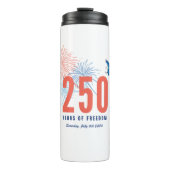 VS 250e Verjaardag Semiquincentennial Patriottisch Thermosbeker (Voorkant)
