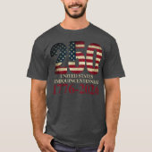 VS 250e verjaardag Semiquincentennial T-shirt (Voorkant)