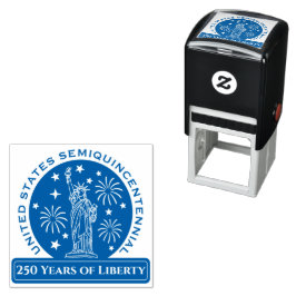 VS 250e verjaardag Standbeeld van de Vrijheid Zelfinktende Stempel