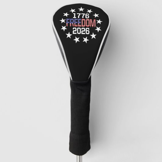 VS 250e verjaardag vrijheid Golfheadcover (Voorkant)