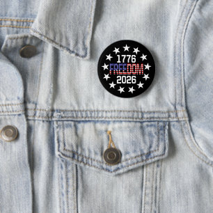 VS 250e verjaardag vrijheid Ronde Button 5,7 Cm