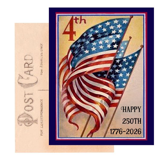 VS 250e Viering van Onafhankelijkheidsdag Patriott Briefkaart