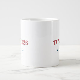 VS 250e vrijheid 1776 2026 patriottische jumbo Grote Koffiekop