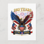 VS 250ste verjaardag 1776-2026 Briefkaart (Voorkant)