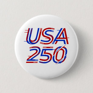 VS 250ste verjaardag 1776-2026 Patriottisch Amerik Ronde Button 5,7 Cm