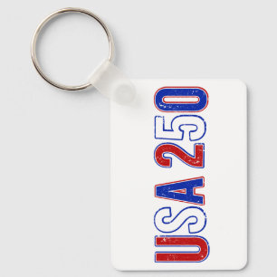 VS 250ste verjaardag 1776-2026 Patriottisch Amerik Sleutelhanger