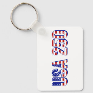 VS 250ste verjaardag 1776-2026 Patriottisch Amerik Sleutelhanger