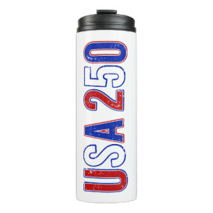 VS 250ste verjaardag 1776-2026 Patriottisch Amerik Thermosbeker