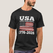 VS 250ste verjaardag – Amerika 1776–2026 T-shirt (Voorkant)