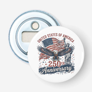 VS 250ste verjaardag Steenarend Statue of Liberty Button Flesopener