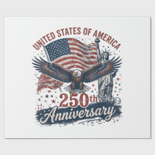 VS 250ste verjaardag Steenarend Statue of Liberty Cadeaupapier