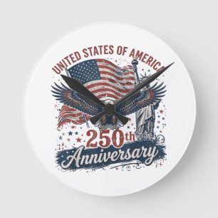 VS 250ste verjaardag Steenarend Statue of Liberty Ronde Klok