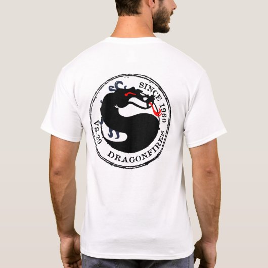 VS-29 DRAGONFIRES SINDS 1960 T-SHIRT (Achterkant)