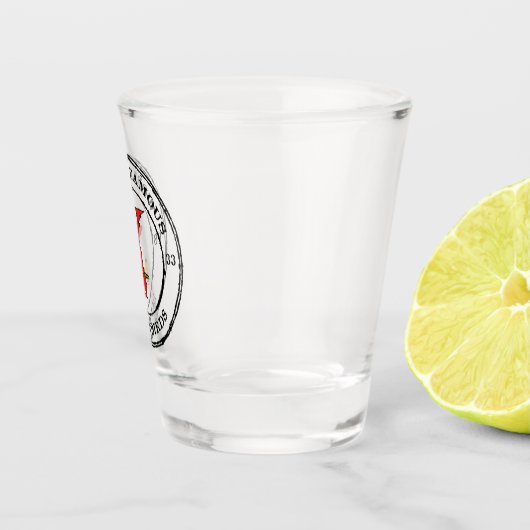 VS-33 SCHERM SINDS 1960 SHOT GLAS (Rechts)