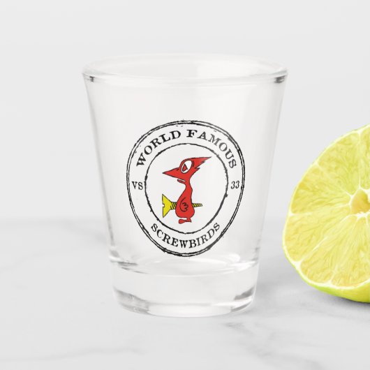 VS-33 SCHERM SINDS 1960 SHOT GLAS (Voorkant)