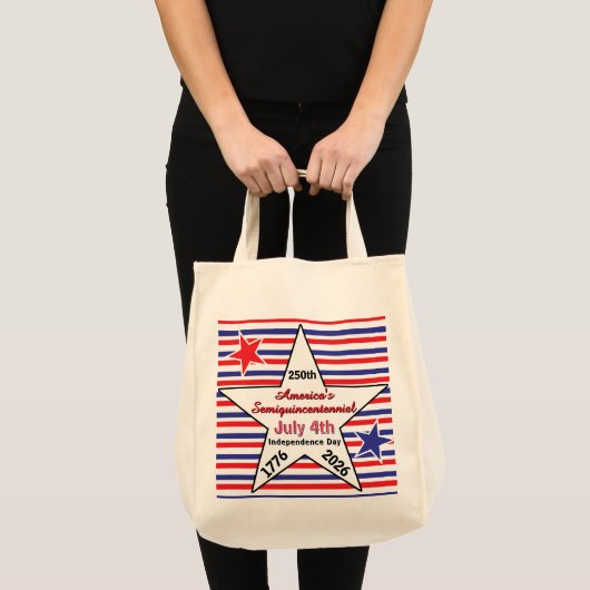VS 4 juli Semi-quincentennial Tote Bag (Voorkant (product))