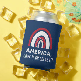 VS 4 juli Stijlvolle Amerikaanse regenboog Blikjeskoeler