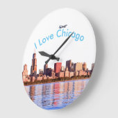 VS-afbeelding voor ronde, grote wandklok (Hoek)