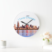 VS-afbeelding voor ronde, grote wandklok (Huis)