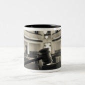 VS, Alabama, Monroeville. Thuis van schrijvers Tweekleurige Koffiemok (Center)