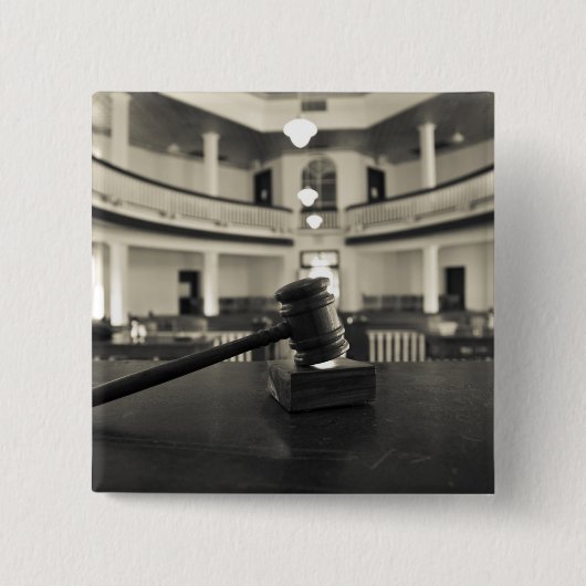 VS, Alabama, Monroeville. Thuis van schrijvers Vierkante Button 5,1 Cm (Voorkant)