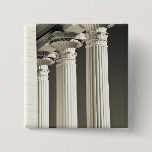 VS, Alabama, Montgomery. Alabama State Capitol, Vierkante Button 5,1 Cm